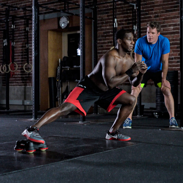 ABLE Rotating Push Up Handles - Leg Workout Moves
